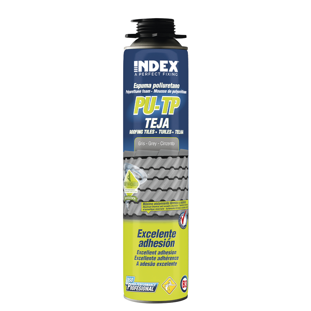 Mousse PU pour la fixation de tuiles – Rapide, fiable et performante – 750 ml