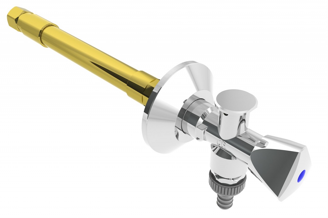 Frost-Tec Frostsicheres Auslaufventil mit stufenlos einstellbarer Einbautiefe 