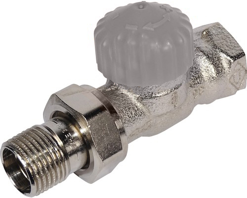 Vanne thermostatique à préréglage – angle et traversant 1/2"